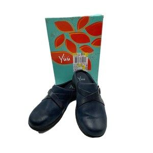 Yuu Edaline Mule Sz 9W Navy
